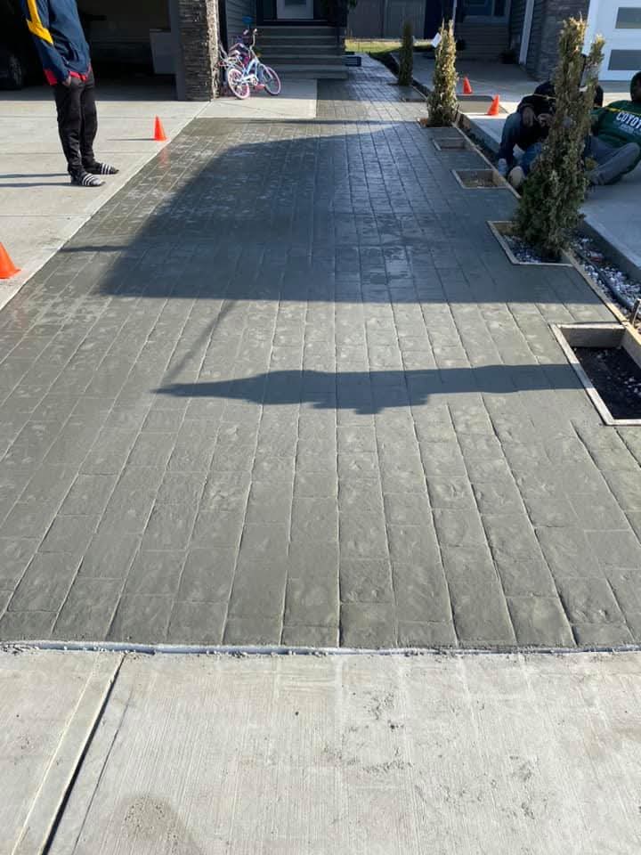 Basement concrete floor