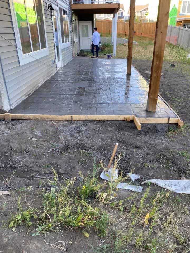 Basement concrete floor